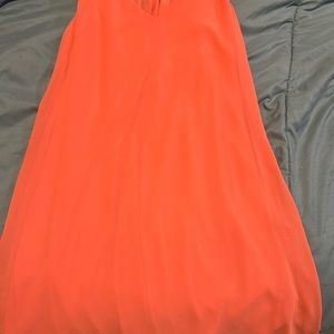 A byer coral colored dress